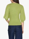 Sisters Point Halia Ribbed Puff Sleeve Top