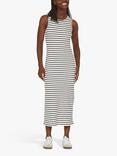 Sisters Point Eike Stripe Sleeveless Maxi Dress, Cream/Midnight