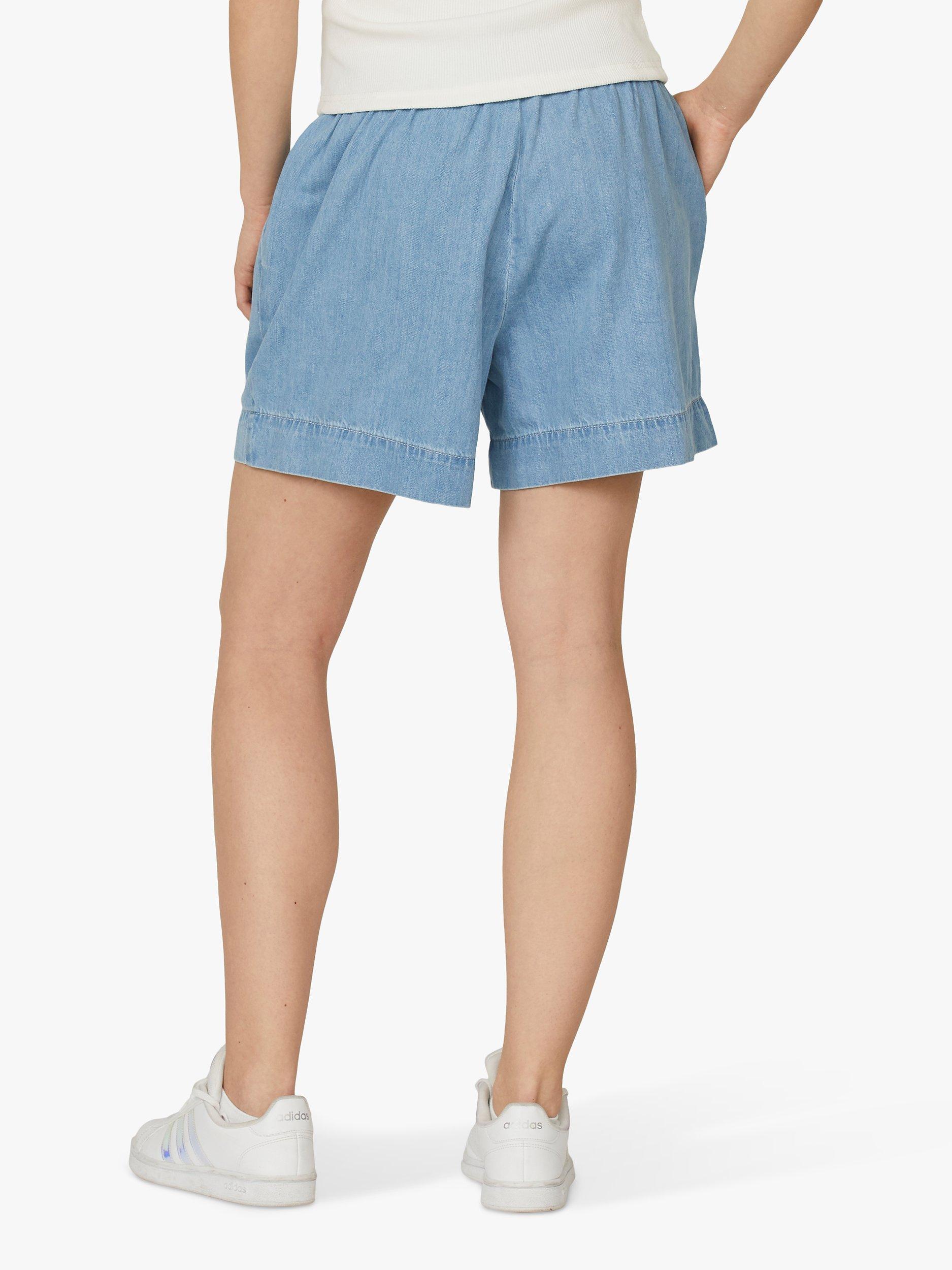 Product image 2 of 4, which shows Sisters Point N.osa Cotton Shorts, Light Blue Wash, XS