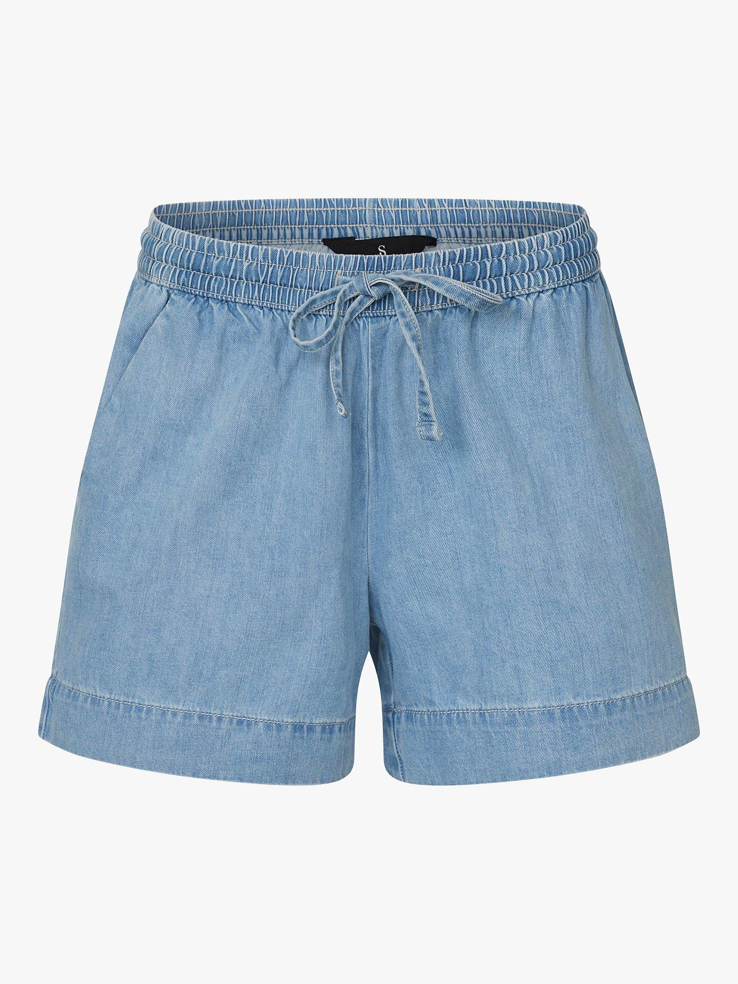 Product image 3 of 4, which shows Sisters Point N.osa Cotton Shorts, Light Blue Wash, XS