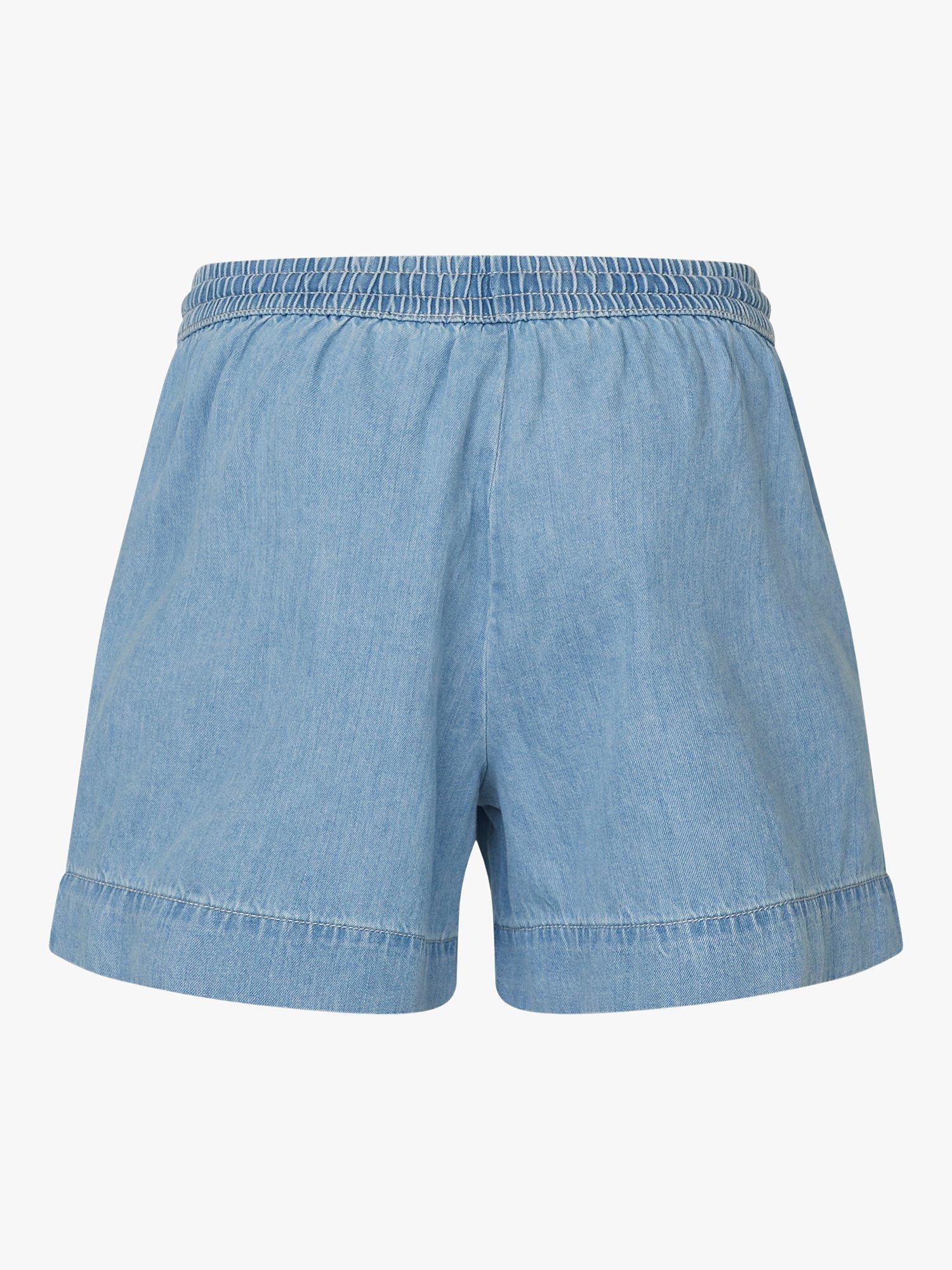 Product image 4 of 4, which shows Sisters Point N.osa Cotton Shorts, Light Blue Wash, XS