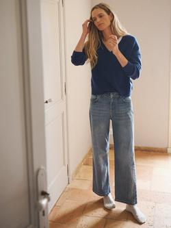 NRBY Drew Wide Leg Jeans, Light Blue - view 2, Light Blue