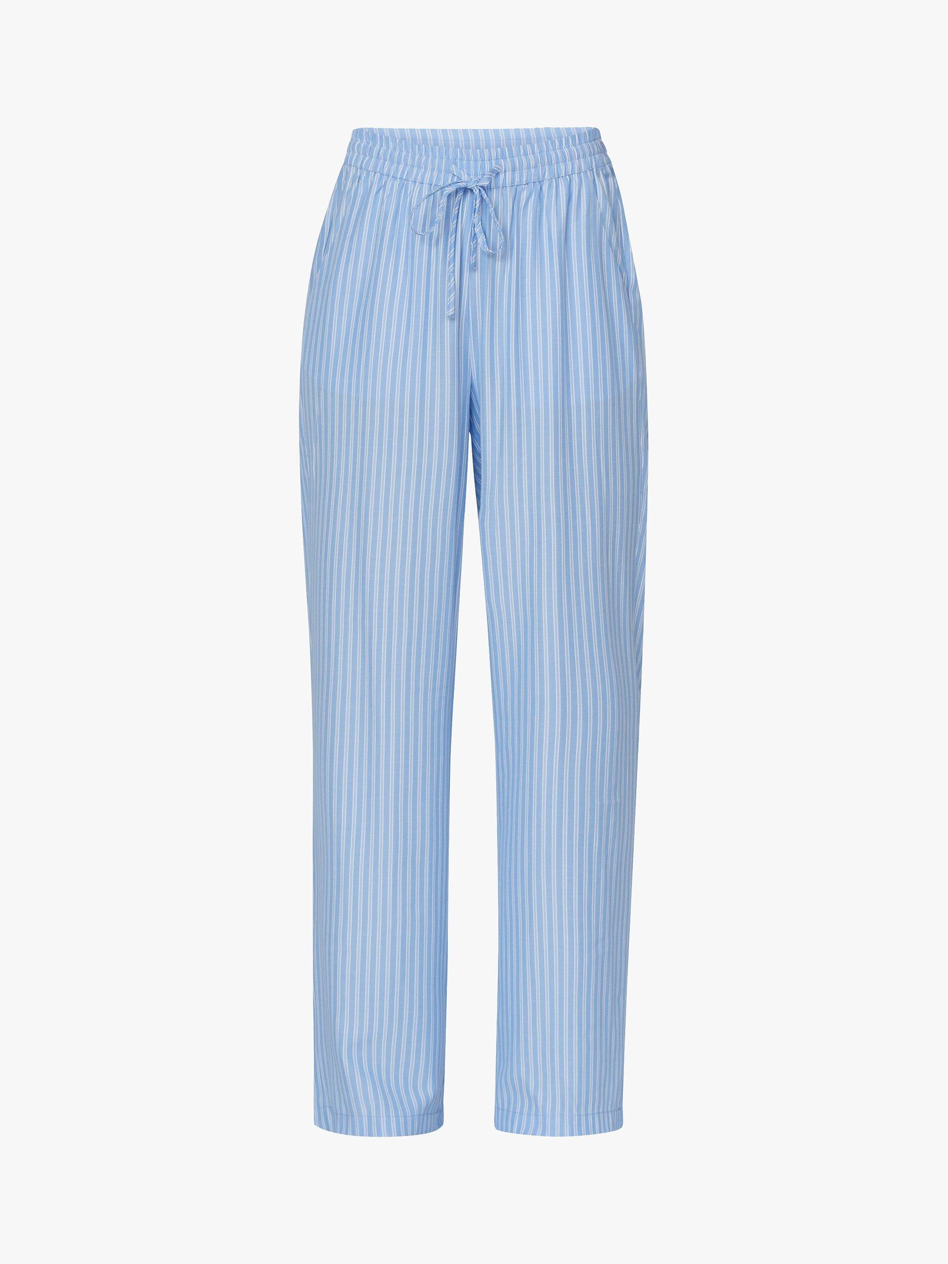 Product image 3 of 4, which shows Sisters Point Ella Stripe Trousers, Blue/White, XL