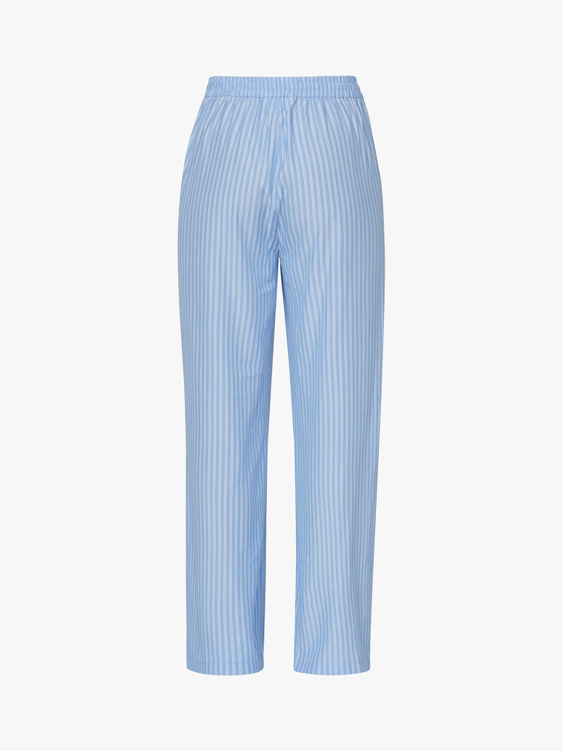 Product image 4 of 4, which shows Sisters Point Ella Stripe Trousers, Blue/White, XL