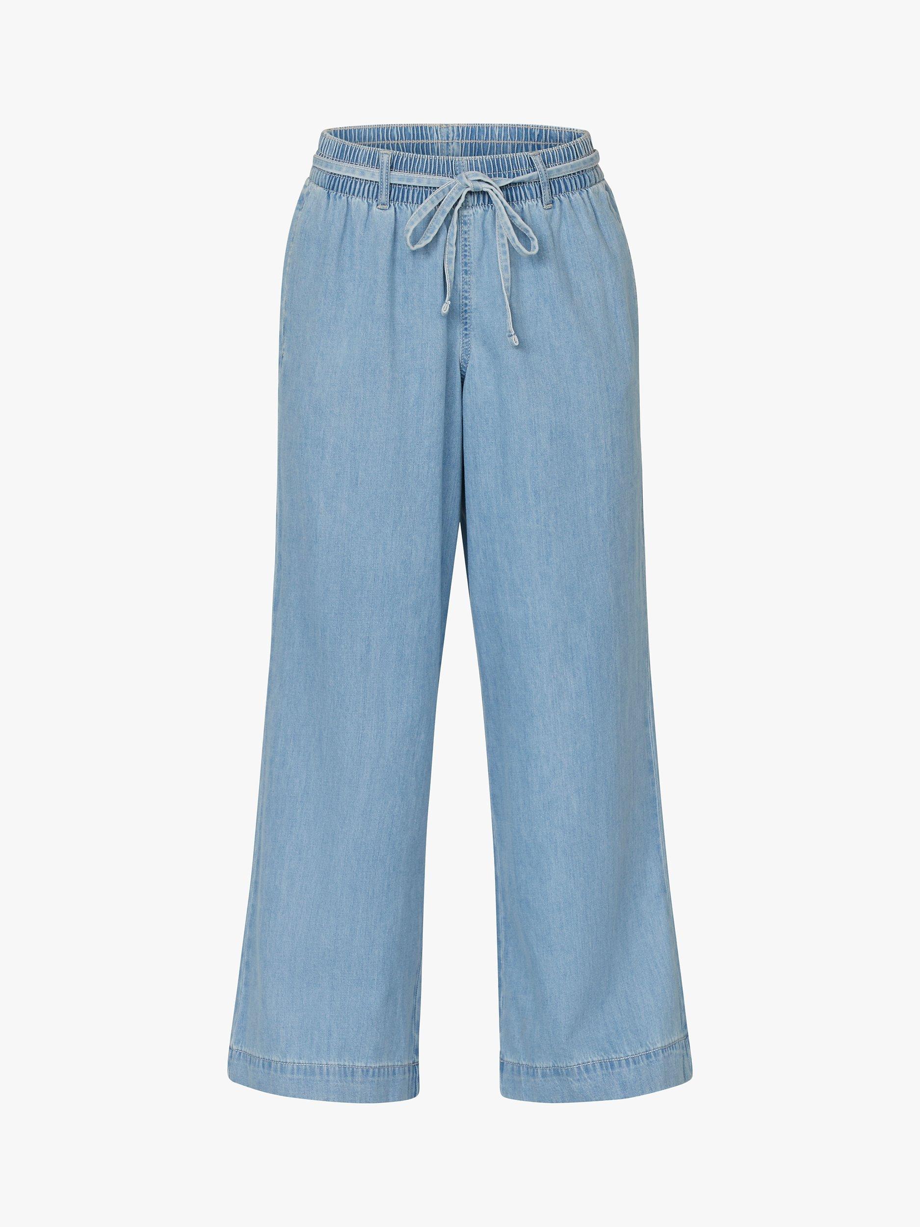 Product image 3 of 5, which shows Sisters Point Osa Wide Leg Jeans, Light Blue Wash, XS