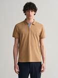 GANT Piqué Polo Shirt, Warm Khaki