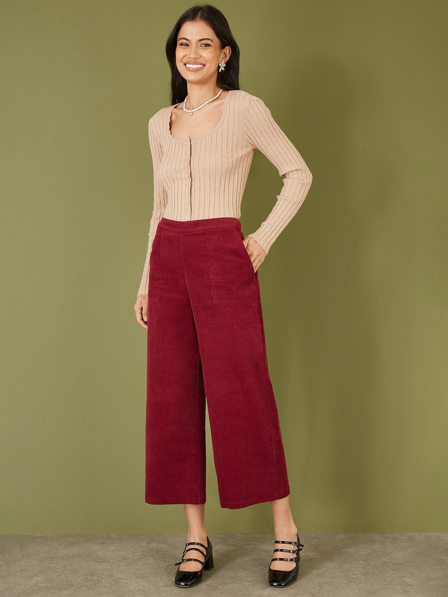 Product image 2 of 6, which shows Yumi Ribbed Slim Fit Cardigan, Oatmeal, S