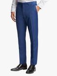 Ted Baker Regular Fit Sharkskin Suit Trousers, Cobalt