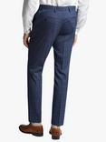 Ted Baker Slim Fit Wool Blend Suit Trousers, Blue/Mauve