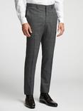 Ted Baker Tailored Check Trousers, Grey/Blue