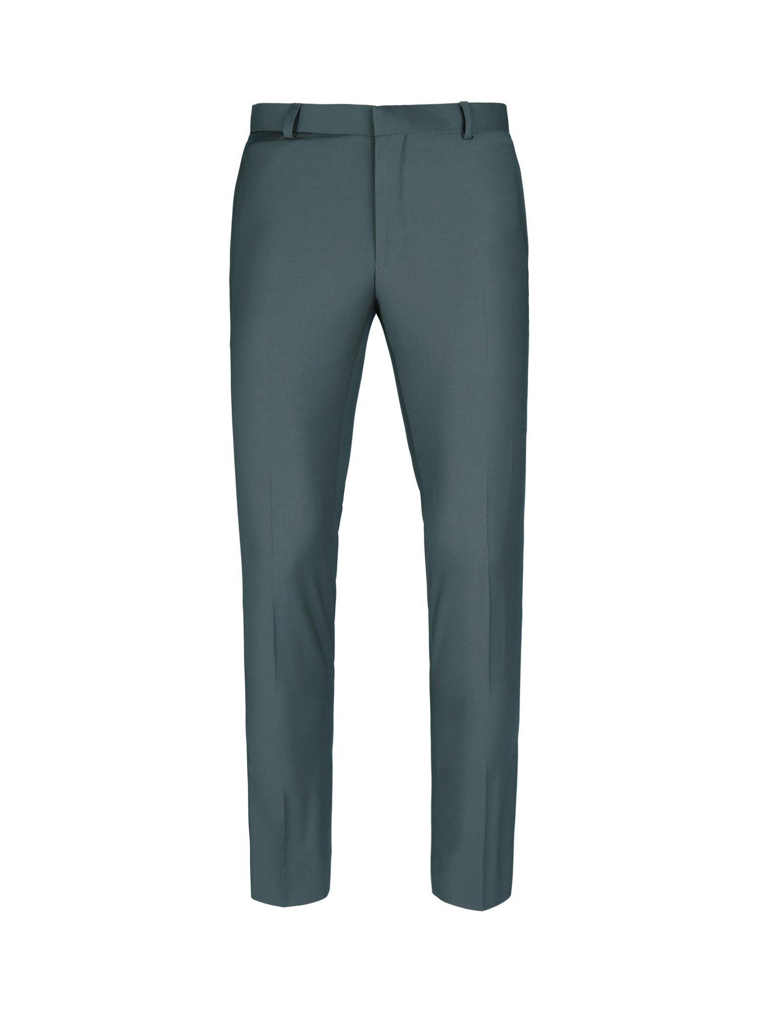 Product image 5 of 5, which shows Ted Baker Lunan Slim Fit Trousers, Green, 34S