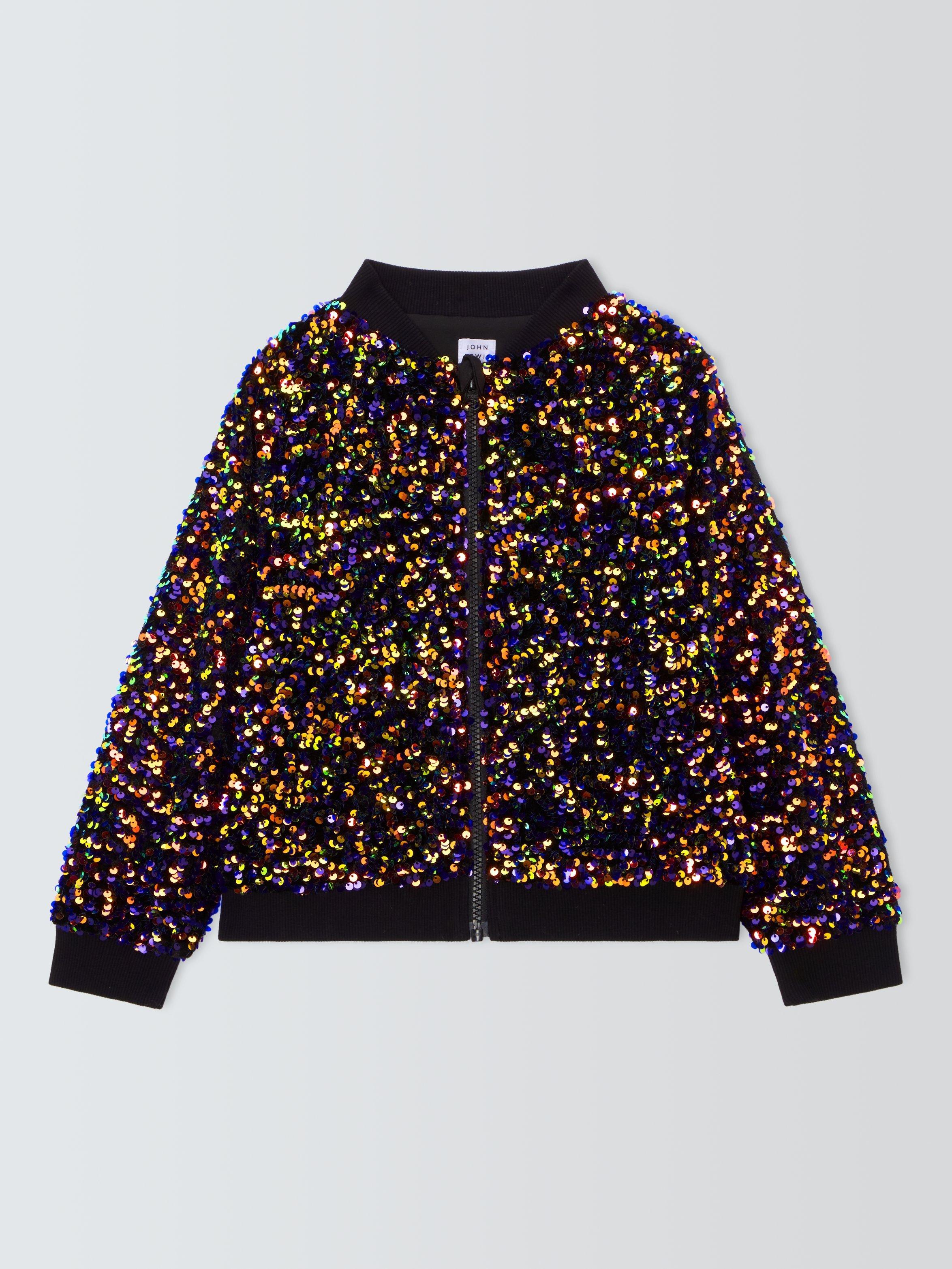 Kids black sequin jacket best sale