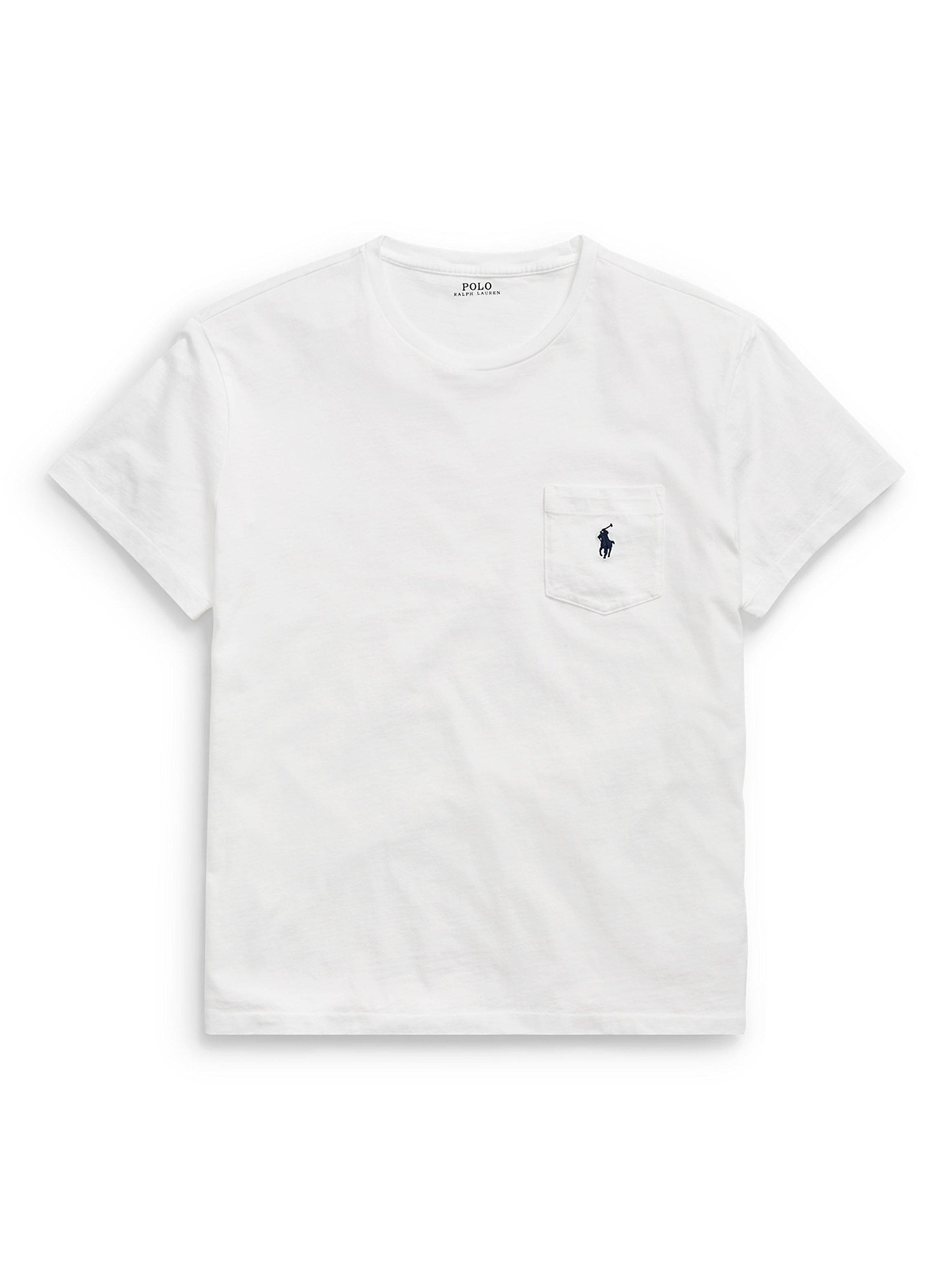 Product image 6 of 6, which shows Polo Ralph Lauren Short Sleeve T-Shirt, White, 1XB