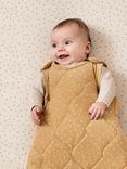 The Little Green Sheep Rice Quilted Baby Sleeping Bag, 2.5 Tog, Honey Rice