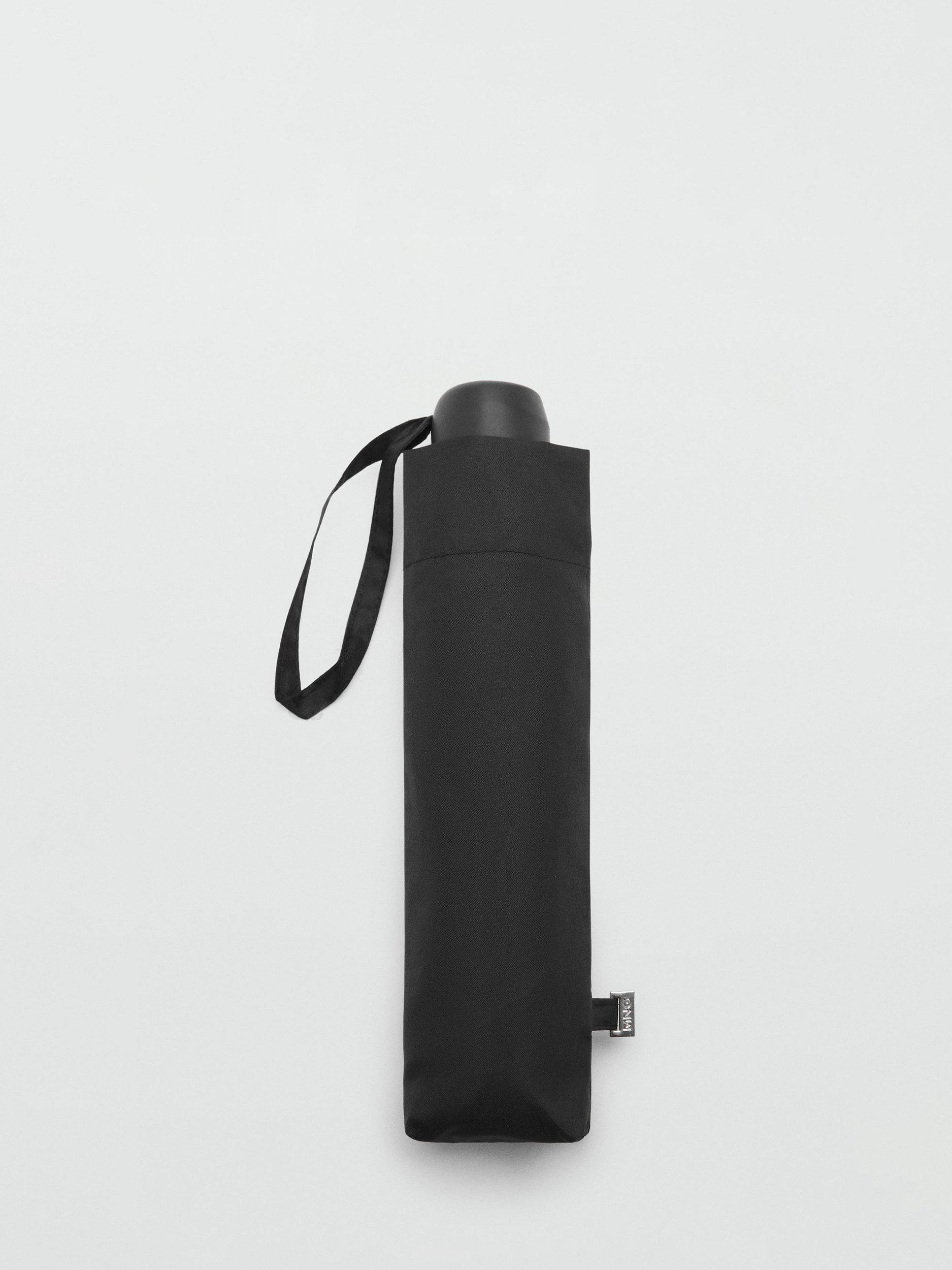 Product image 1 of 4, which shows Mango Basic Umbrella, Black