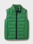 Crew Clothing Kids' Lowther Lightweight Gilet, Bottle Green