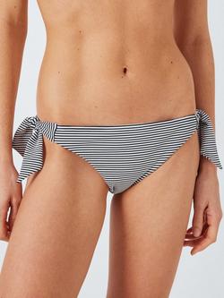 John Lewis St Tropez Tie Side Bikini Bottoms, Navy, Navy