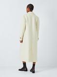 John Lewis ANYDAY Boucle Double Breasted Coat, Cream