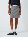 John Lewis ANYDAY Puppytooth Mini Skirt, White/Black