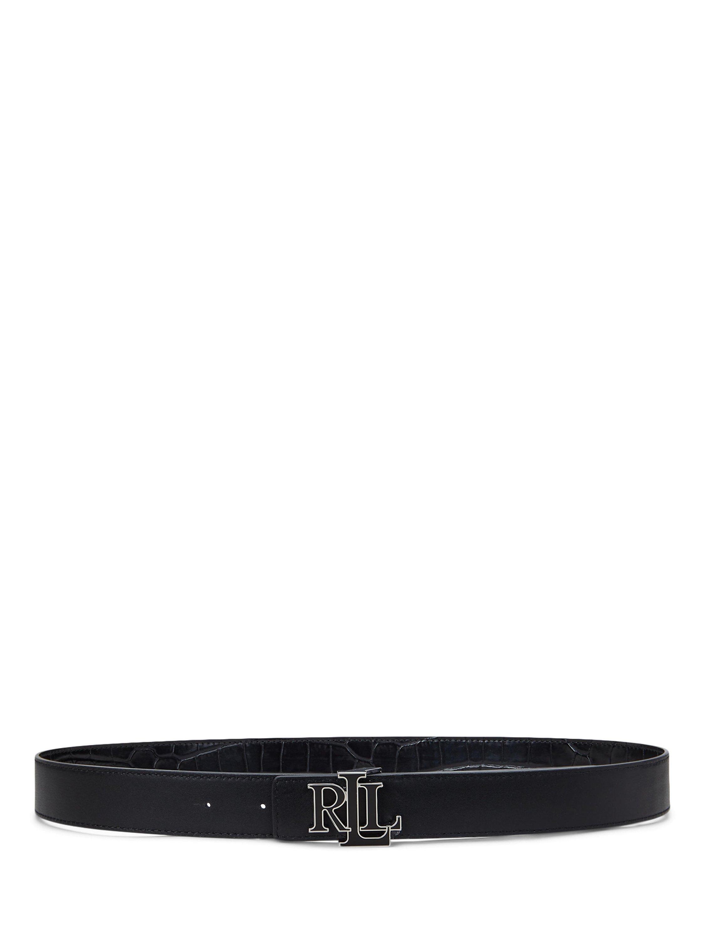 Ralph lauren belt womens black hotsell