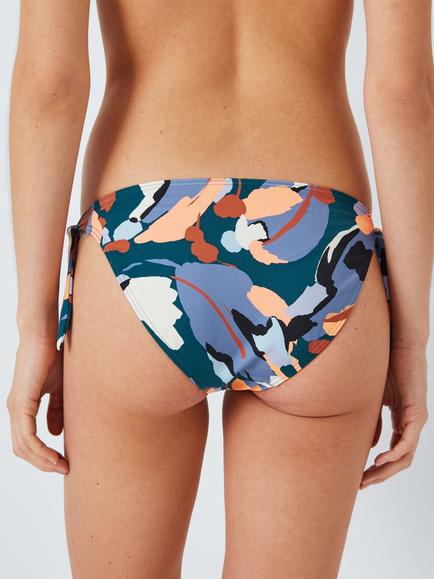 John Lewis Cayman Tie Side Bikini Bottoms, Multi Multi - view 2, Multi Multi