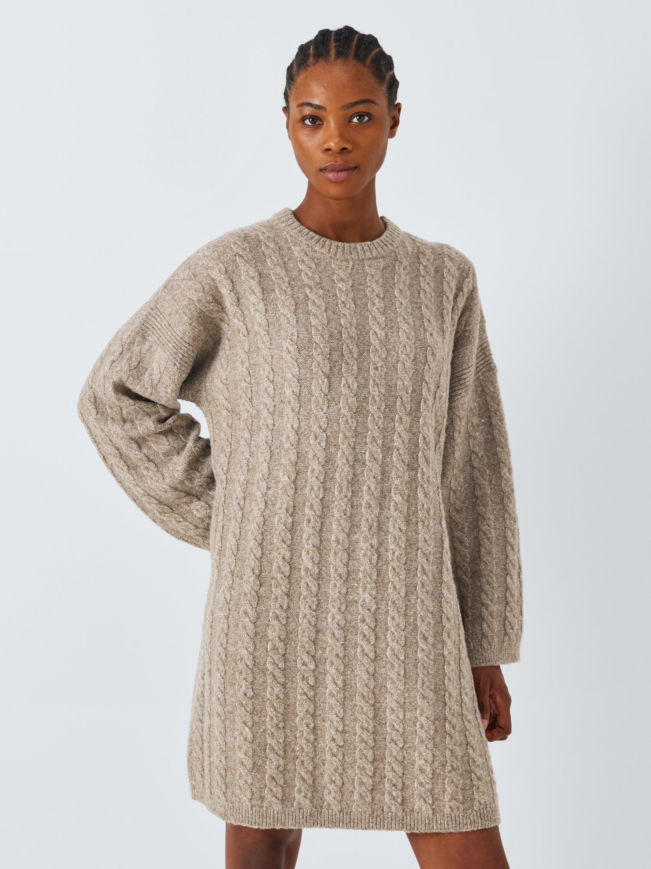 Cable knit mini dress hotsell