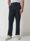 Crew Clothing Straight Fit Chino Trousers, Black
