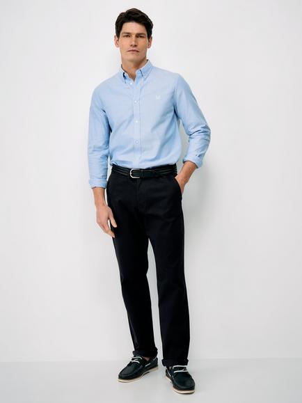 Crew Clothing Straight Fit Chino Trousers, Black