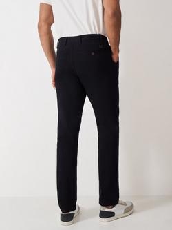 Crew Clothing Straight Fit Chino Trousers, Black - view 2, Black