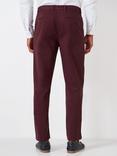 Crew Clothing Straight Fit Chino Trousers, Burgundy