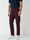 Crew Clothing Slim Fit Chino Trousers, Burgundy