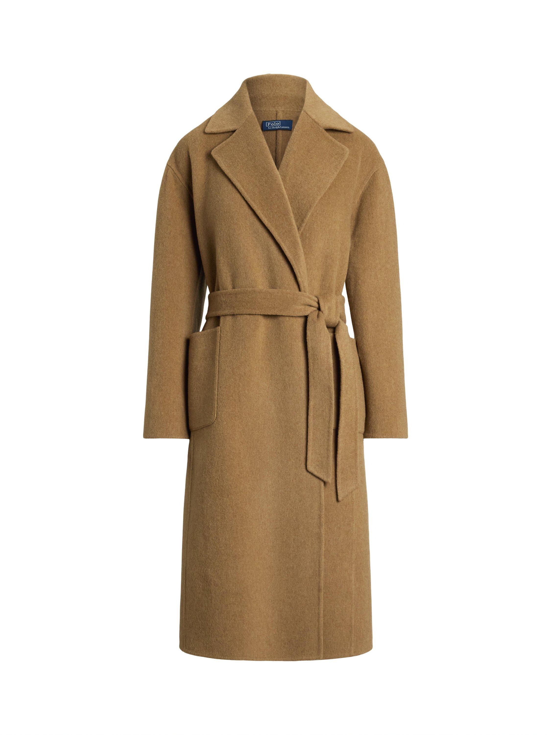 Lauren Ralph Lauren Overcoat - Camel - Size selling 14