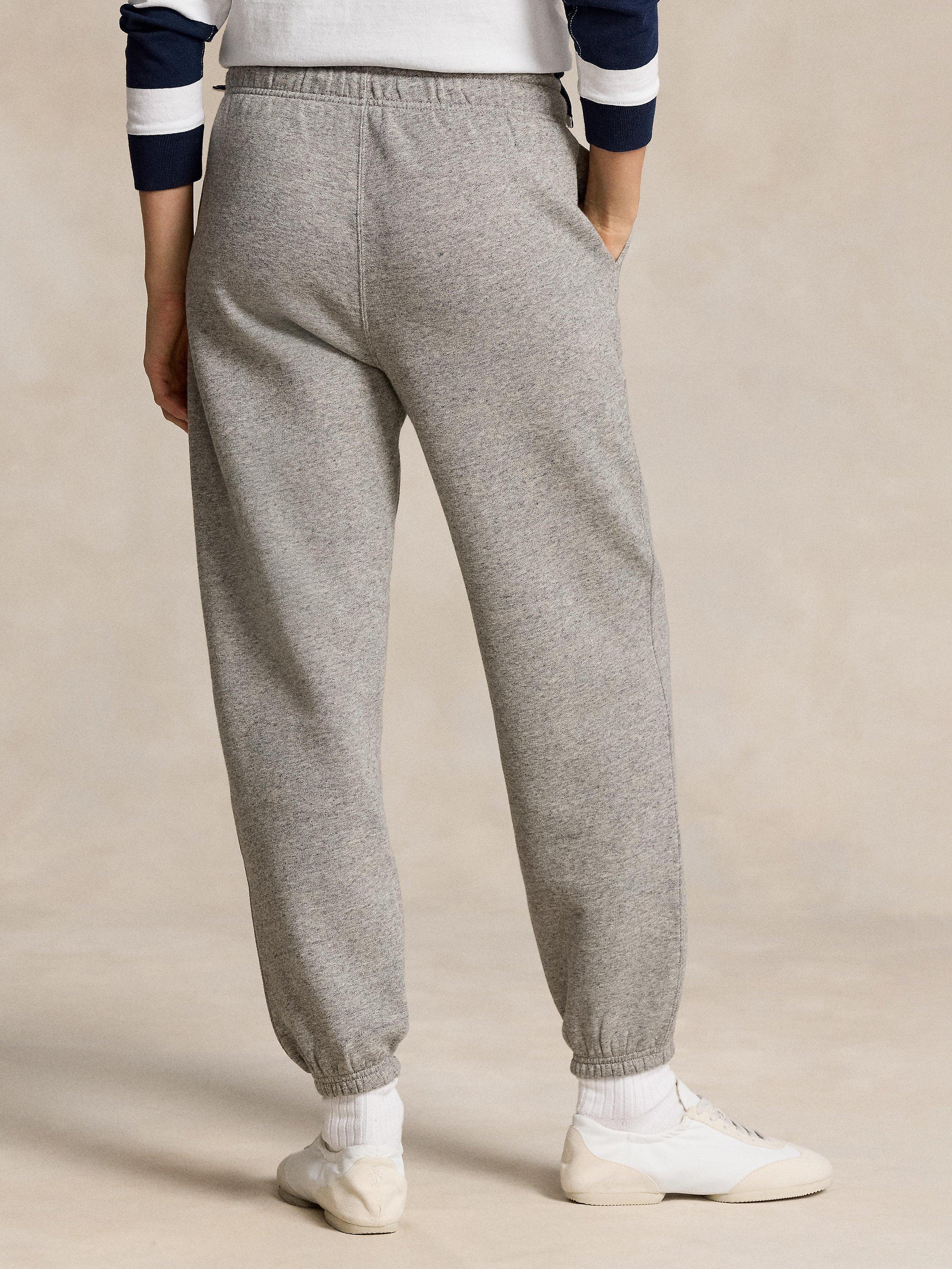 Product image 2 of 5, which shows Polo Ralph Lauren Logo Joggers, Vintage Heather, XS