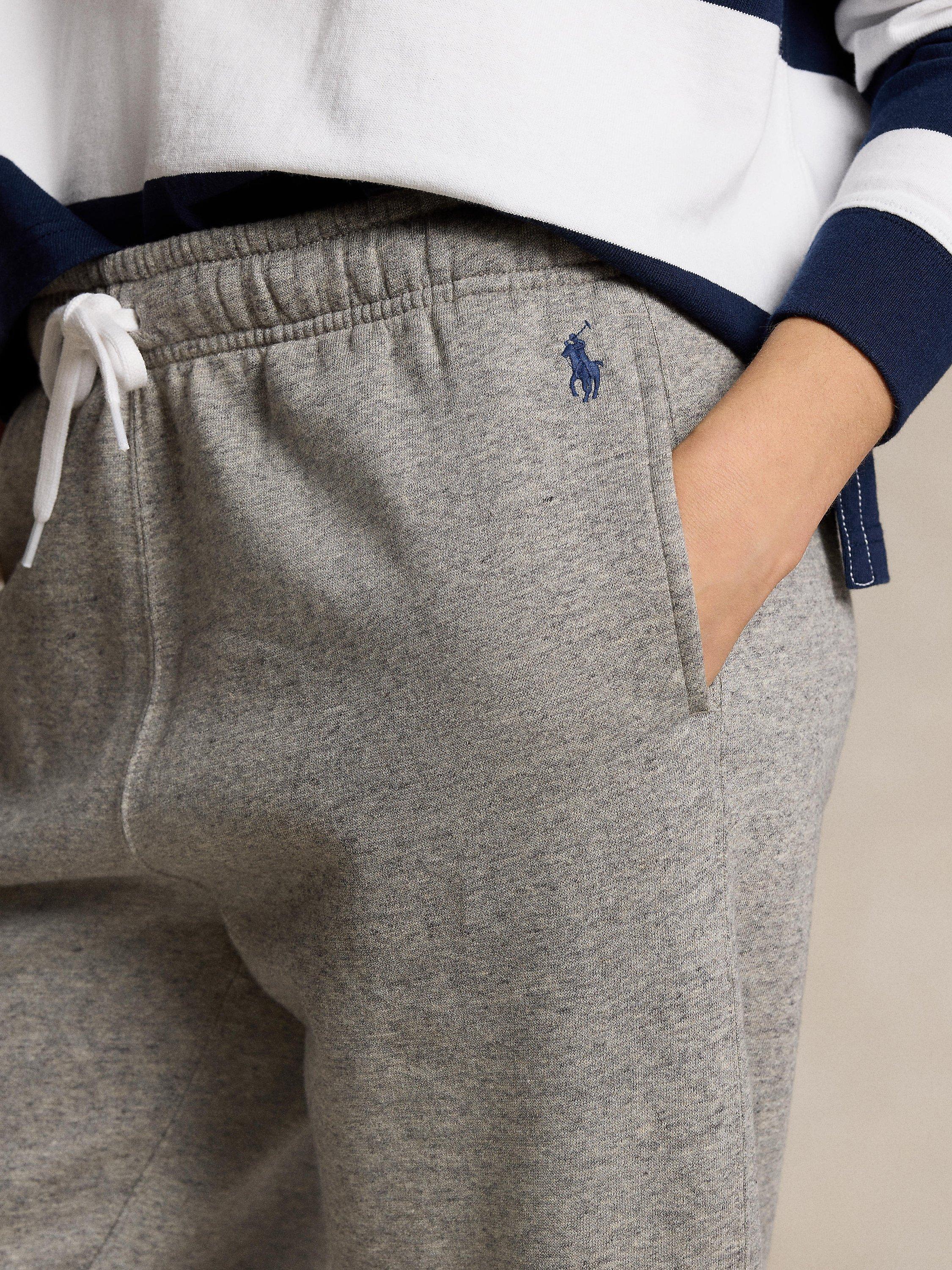 Product image 3 of 5, which shows Polo Ralph Lauren Logo Joggers, Vintage Heather, XS