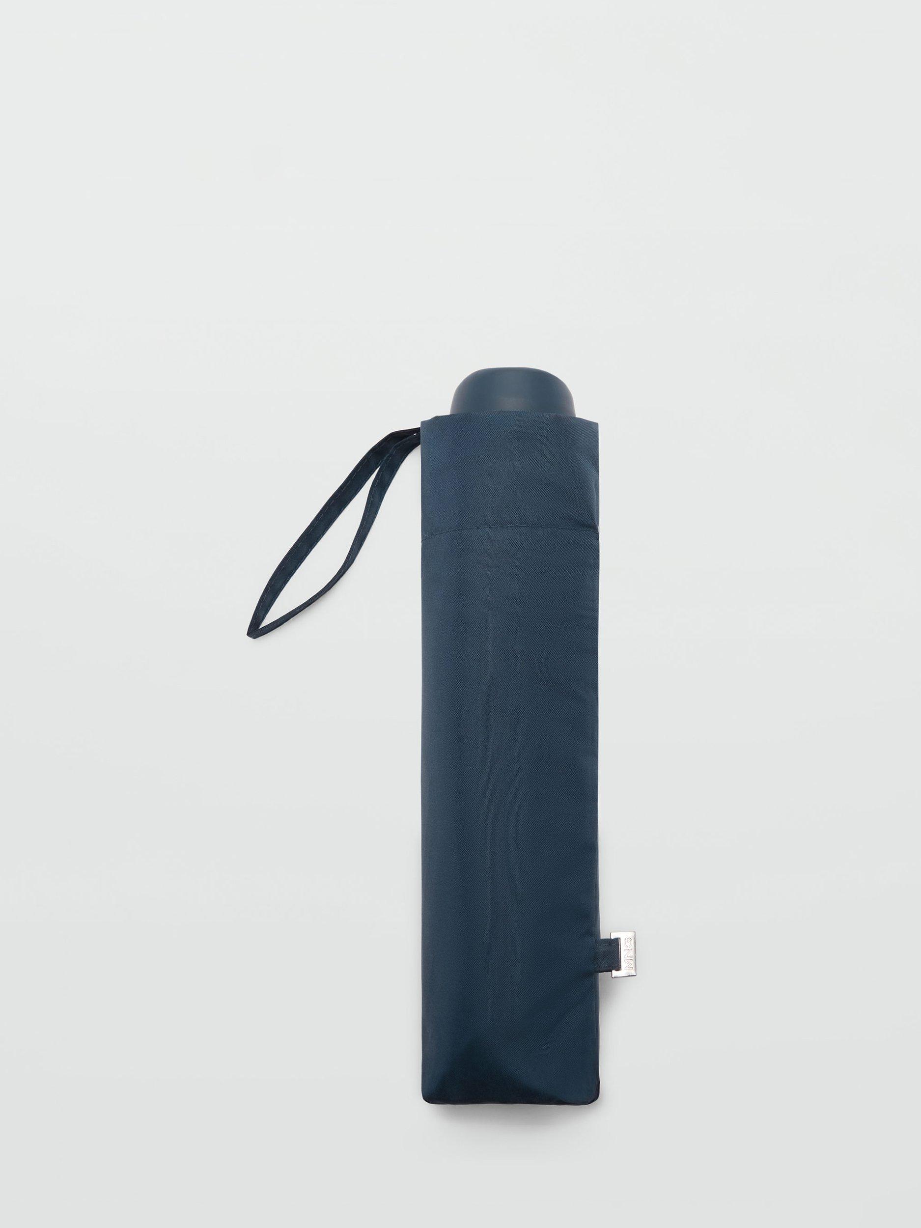 Product image 1 of 4, which shows Mango Basic Umbrella, Navy