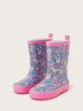 Monsoon Kids' Ditsy Bunny Wellington Boots