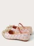 Monsoon Kids' Studded Ballet Flats, Pink