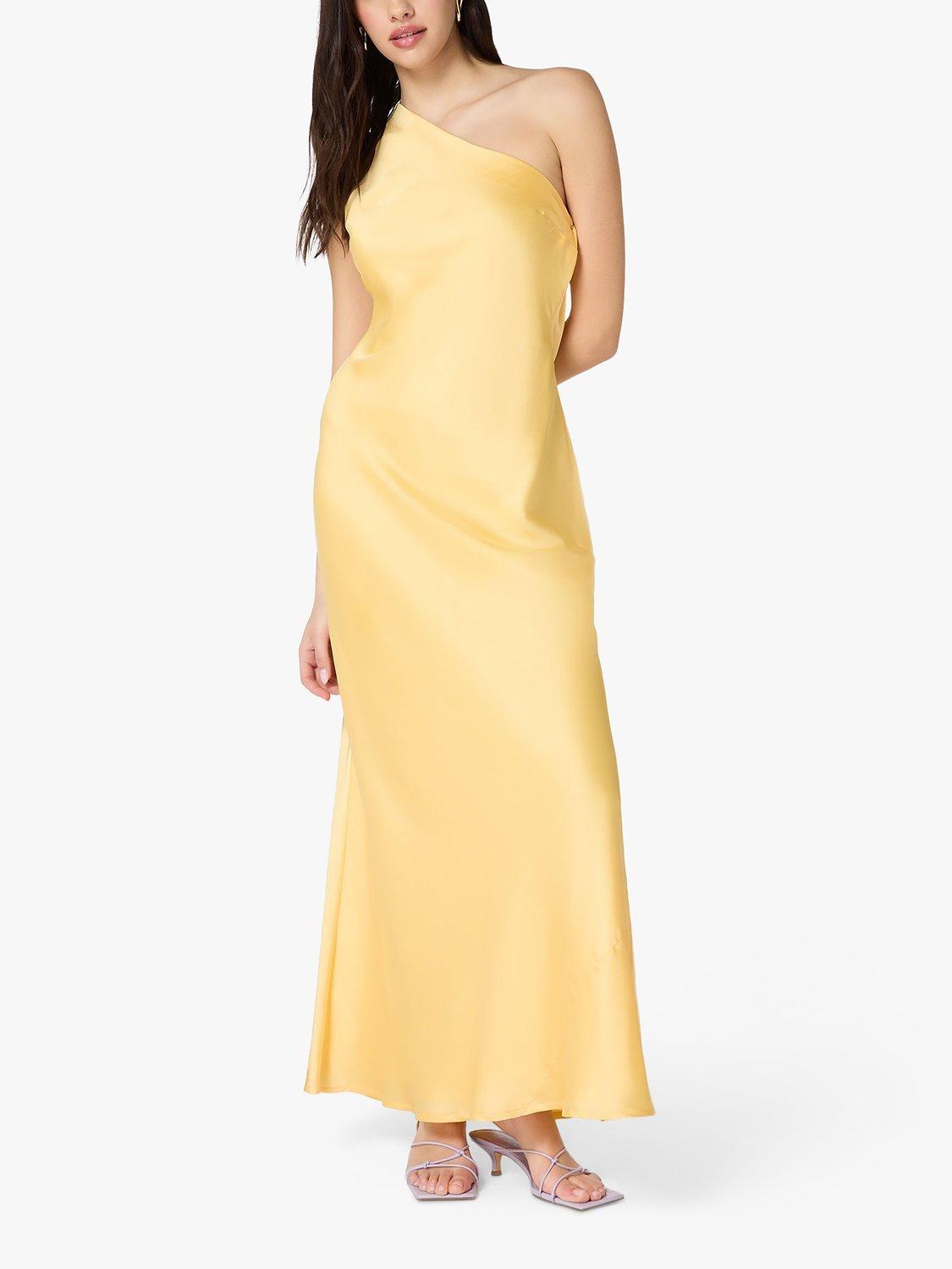 OMNES Uma One Shoulder Dress, Yellow