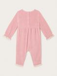 Monsoon Baby Cotton Blend Embroidered Onesie, Pink