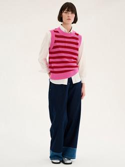 OMNES Bobbi Knit Tank Top, Magenta/Red