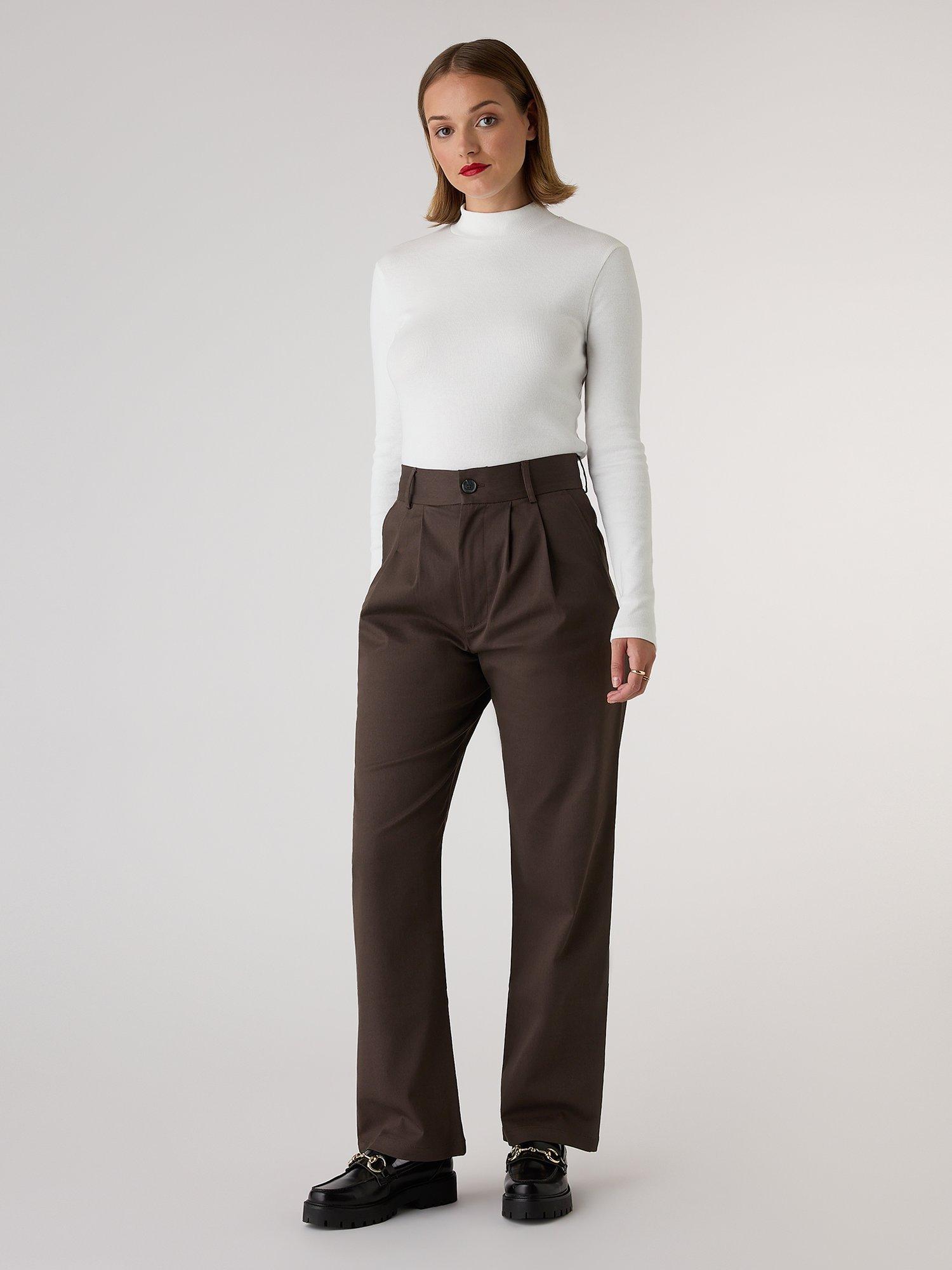 Product image 1 of 5, which shows OMNES North Mock Neck Top, Cream, XS