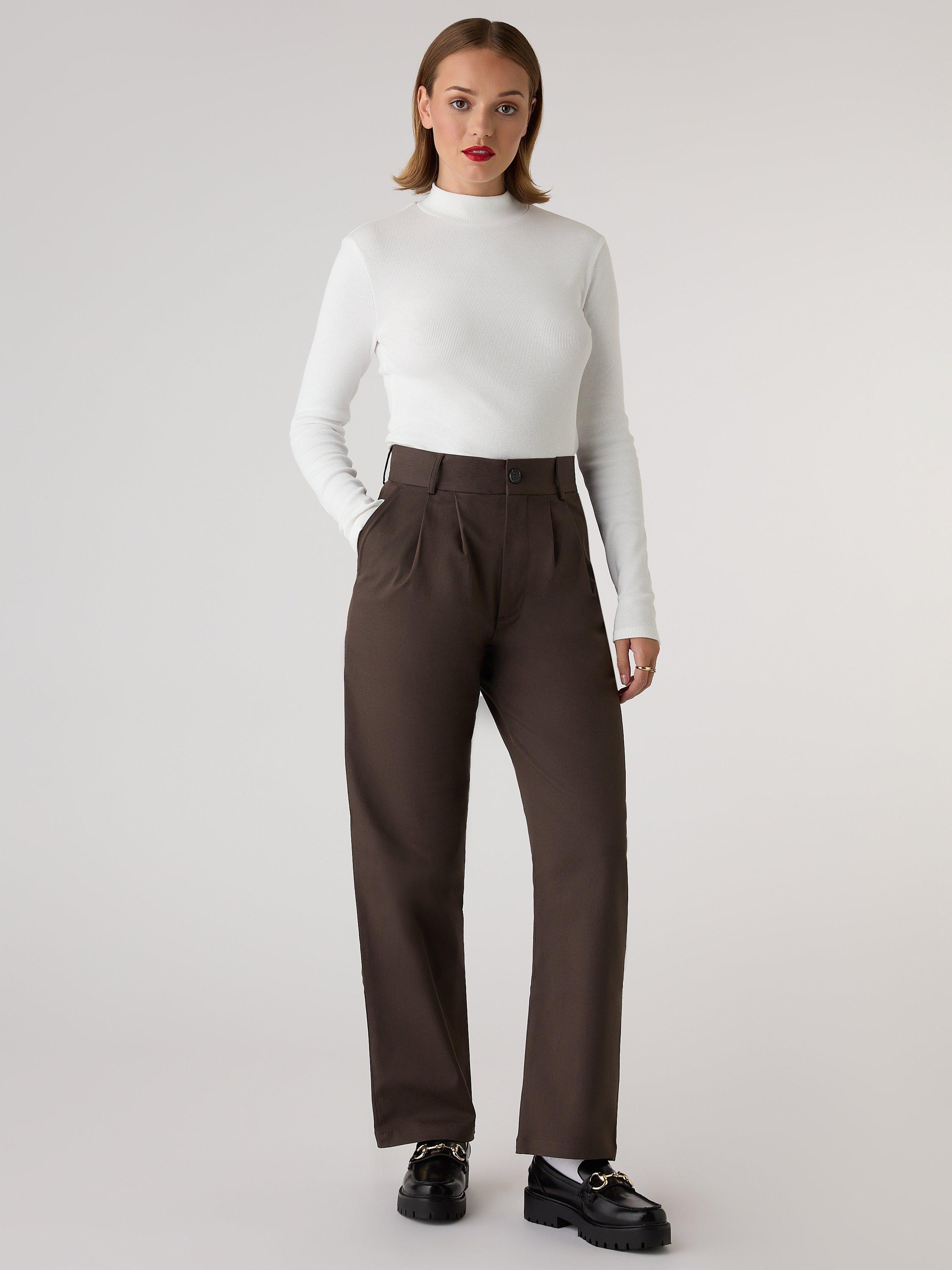 Product image 2 of 5, which shows OMNES North Mock Neck Top, Cream, XS