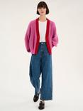 OMNES Hopper Oversized Contrast Trim Cardigan
