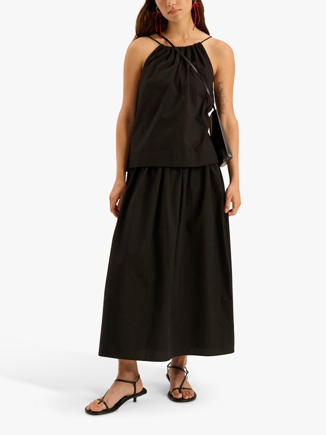 OMNES Darcie Cotton Midi Skirt