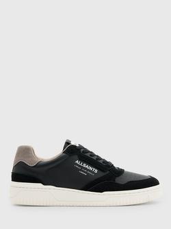 AllSaints Regan Low Top Trainers, Black/Multi, Black/Multi