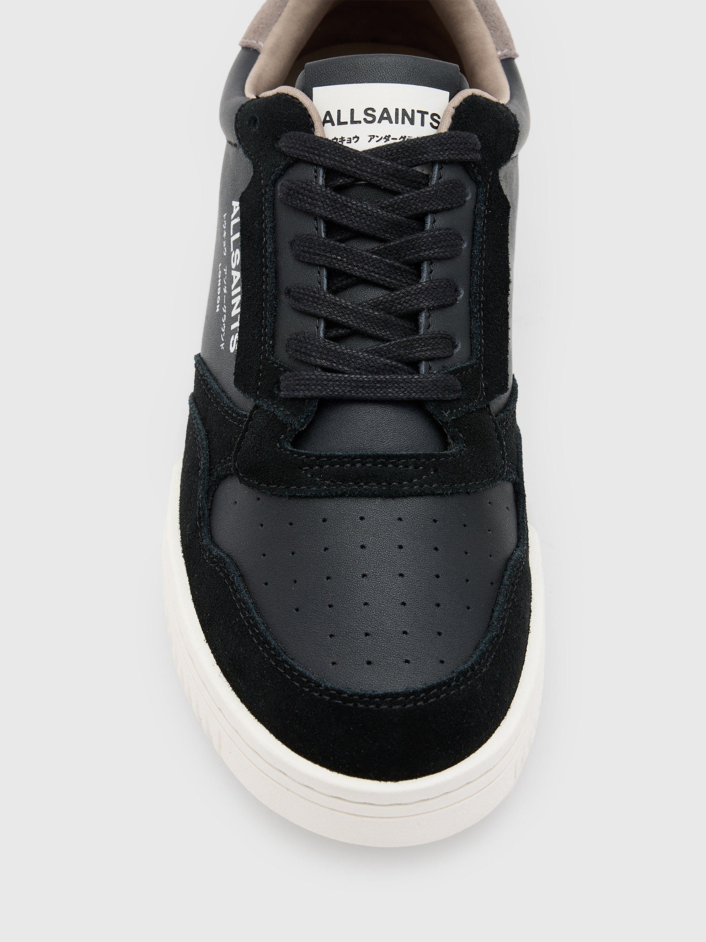 Product image 3 of 5, which shows AllSaints Regan Low Top Trainers, Black/Multi, EU44
