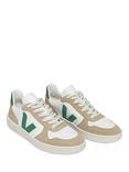 VEJA V10 Trainers, White Green