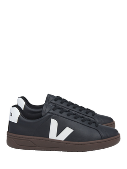 VEJA Urca Lace Up Trainers, Black White, Black White