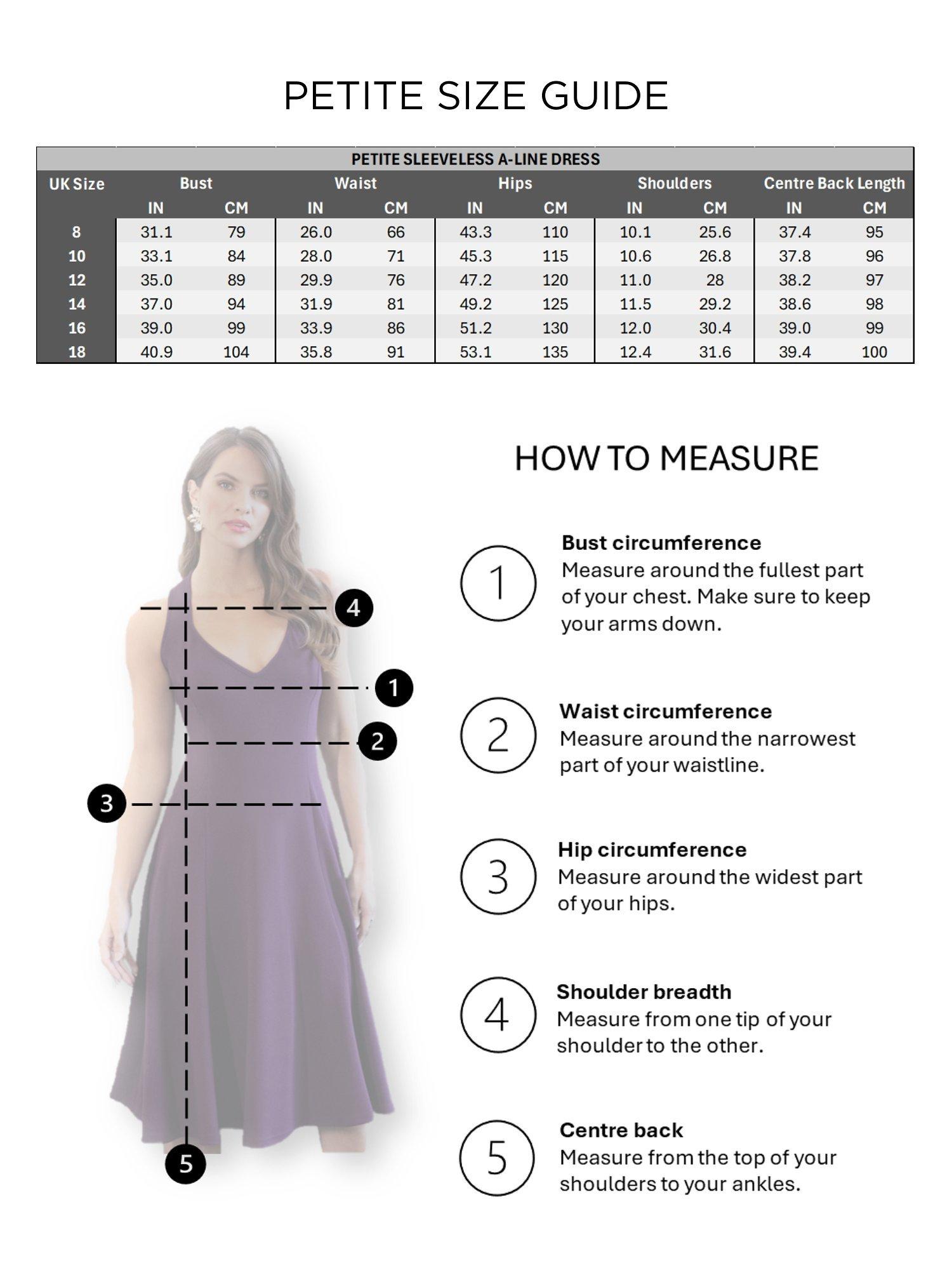 Product image 7 of 7, which shows HotSquash Petite Sleeveless A-Line Dress, Damson, 8