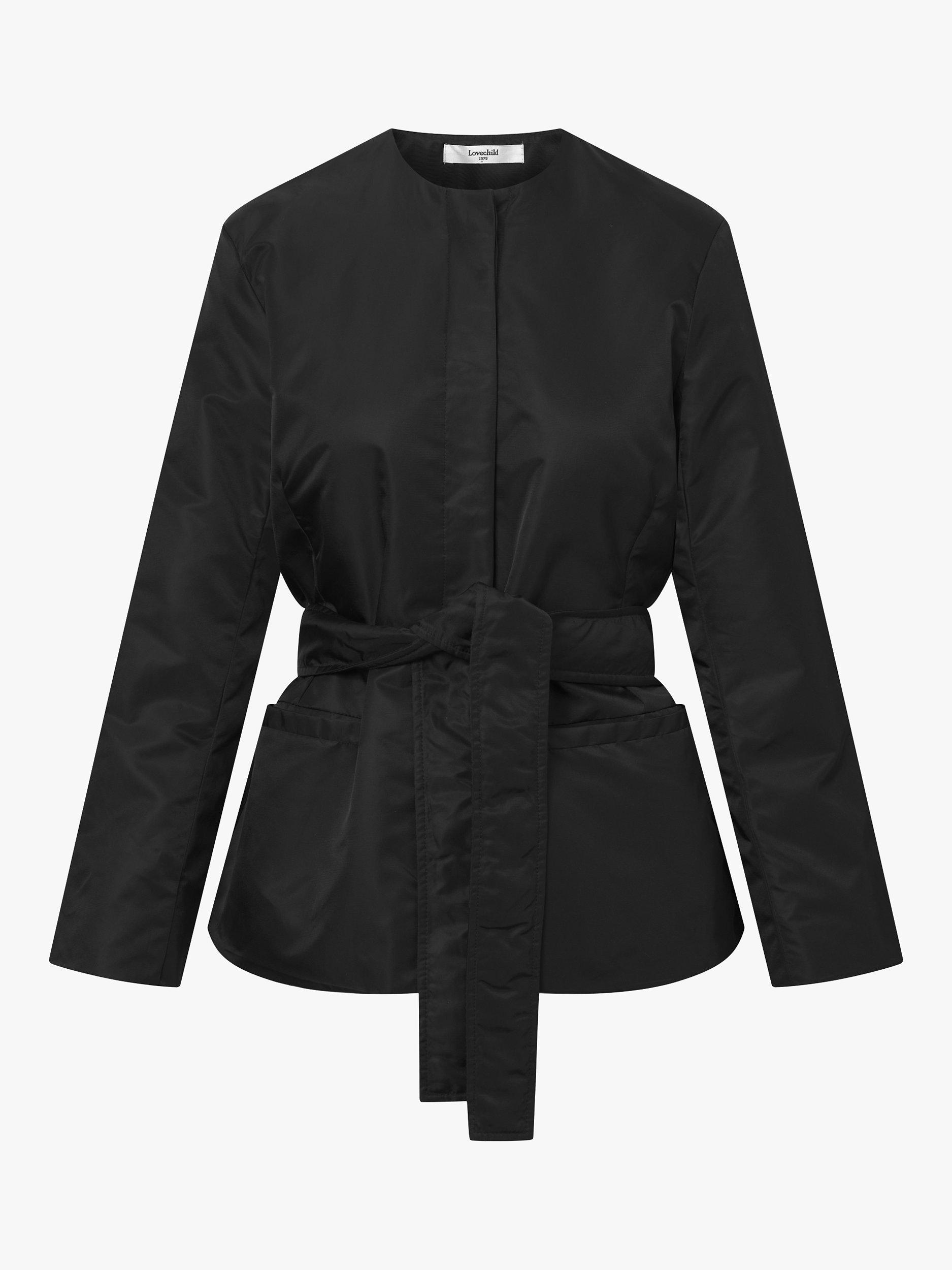 Product image 3 of 5, which shows Lovechild 1979 Piper Belted Blazer, Black, 10